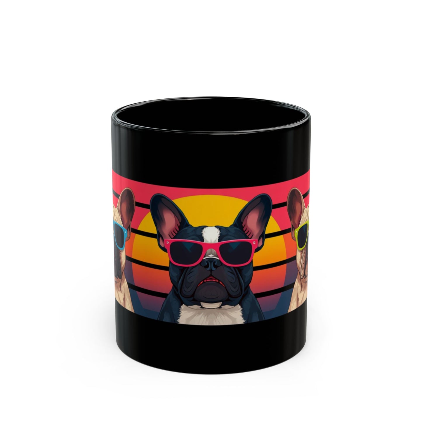French Bulldog Sunglasses Mug —  (11oz & 15oz)