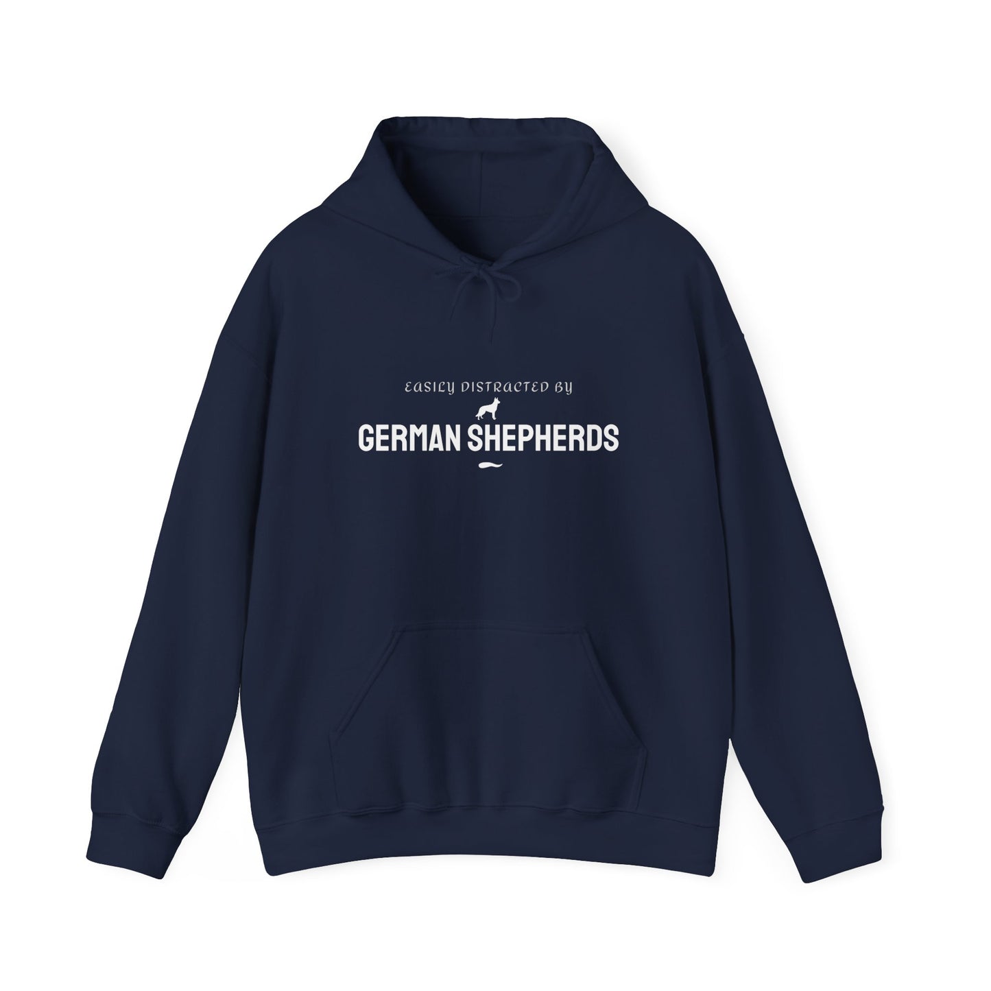 Easily Distracted by German Shepherds dark heather model