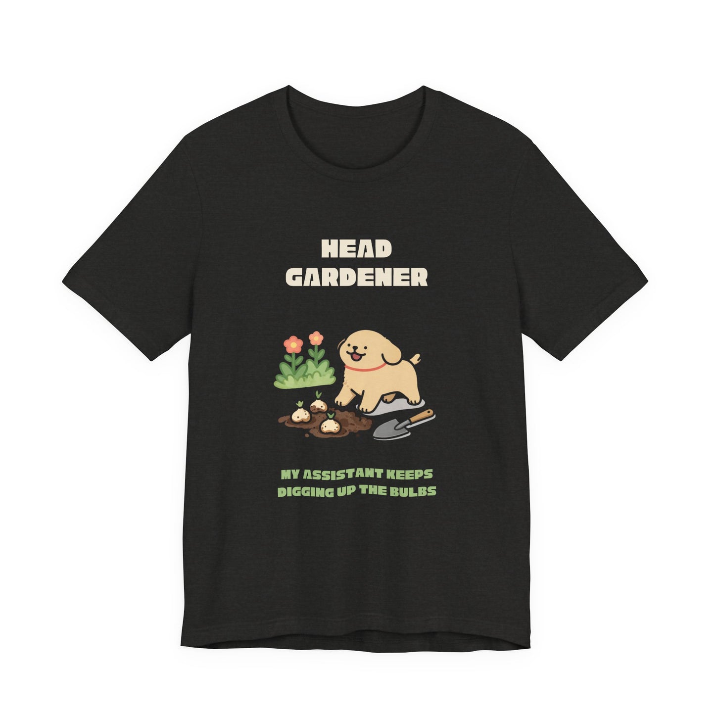 Gardening dog t-shirt gift for dog mum or dog dad