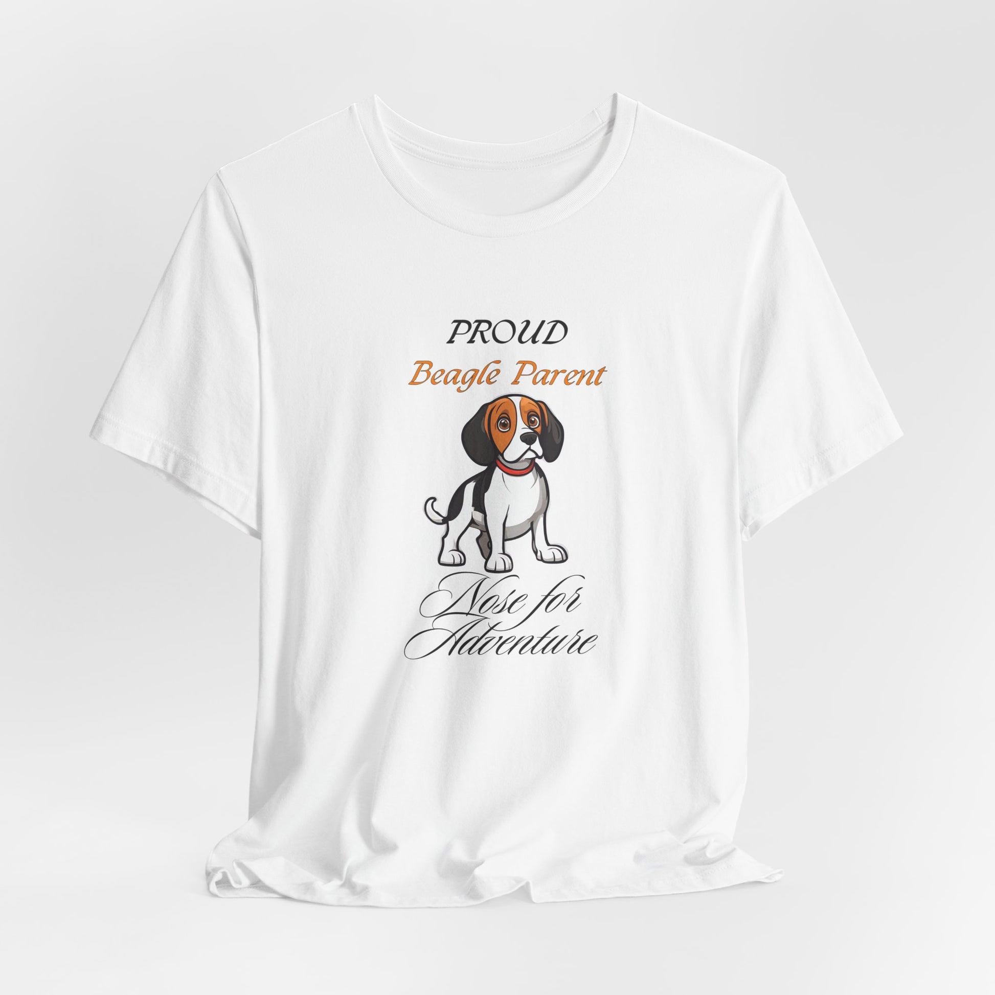Proud Beagle Parent t-shirt design close-up of Nose for Adventure artwork