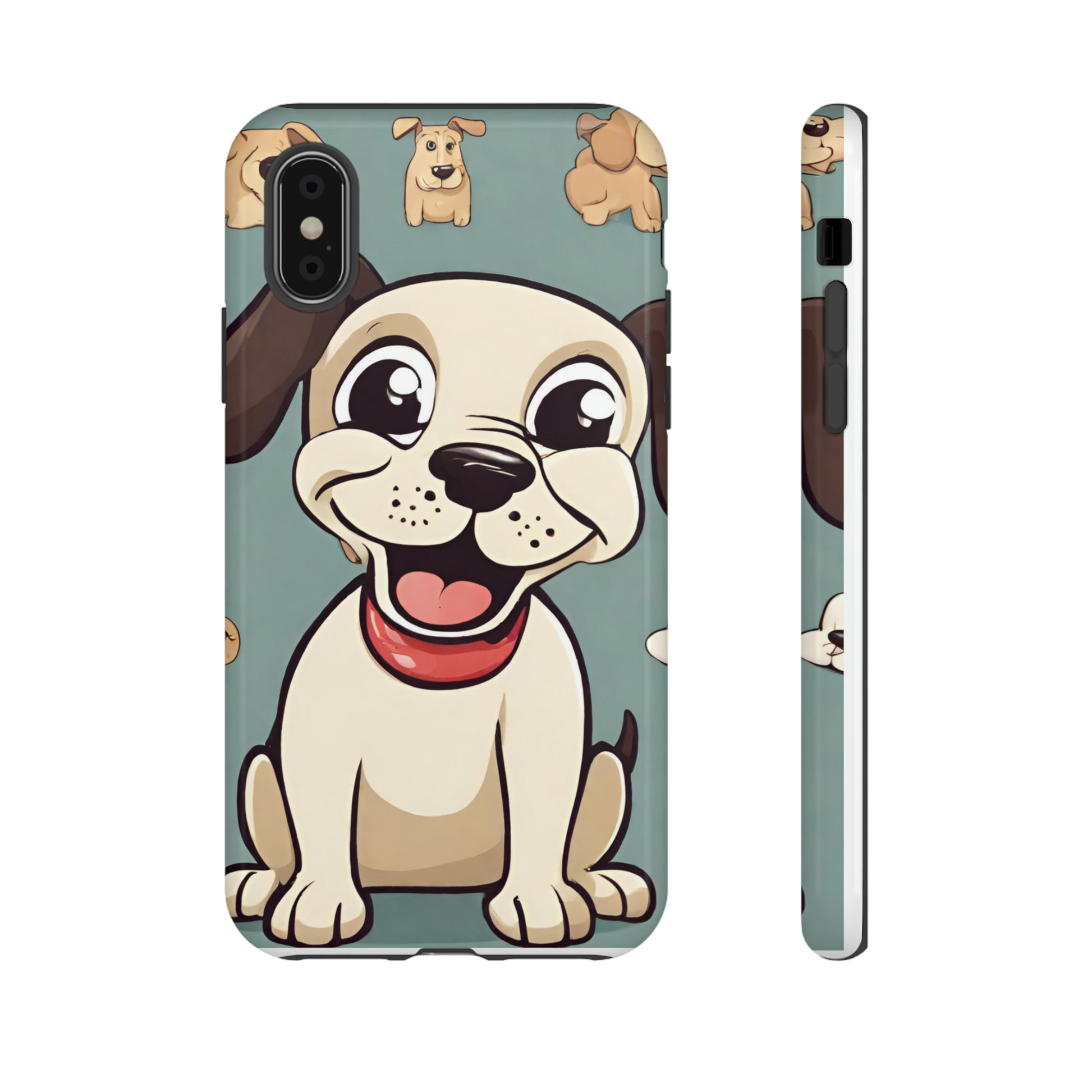 Sniffwagglendwalk™ Multi Dog Design Tough Phone CaseS. - Sniff Waggle And Walk