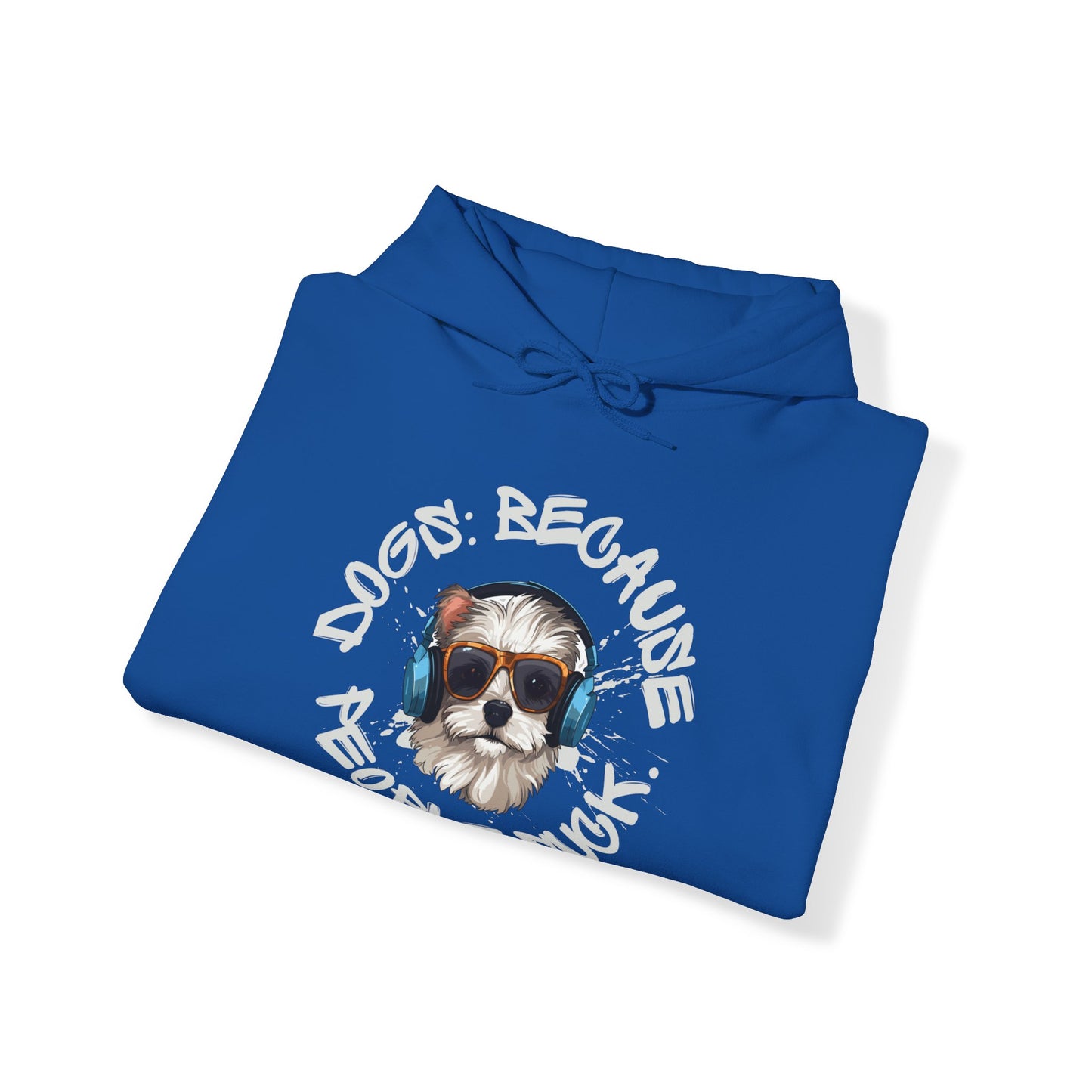 PawfectPrints Apparel Co.™ "Dogs because people suck" Hooded Sweatshirt - Sniff Waggle And Walk