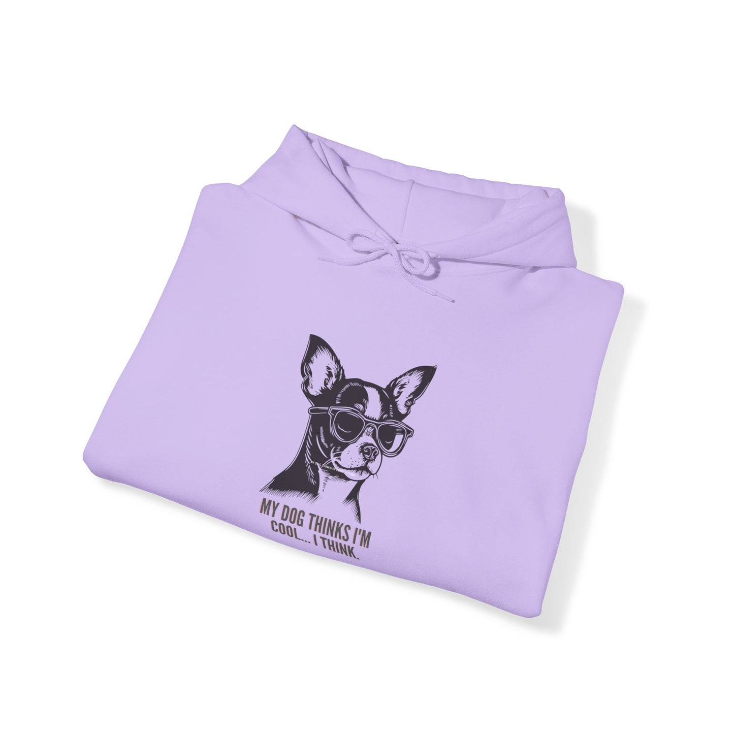 Unisex Heavy Blend™ "My dog thinks im cool..I think" Hooded Sweatshirt - Sniff Waggle And Walk