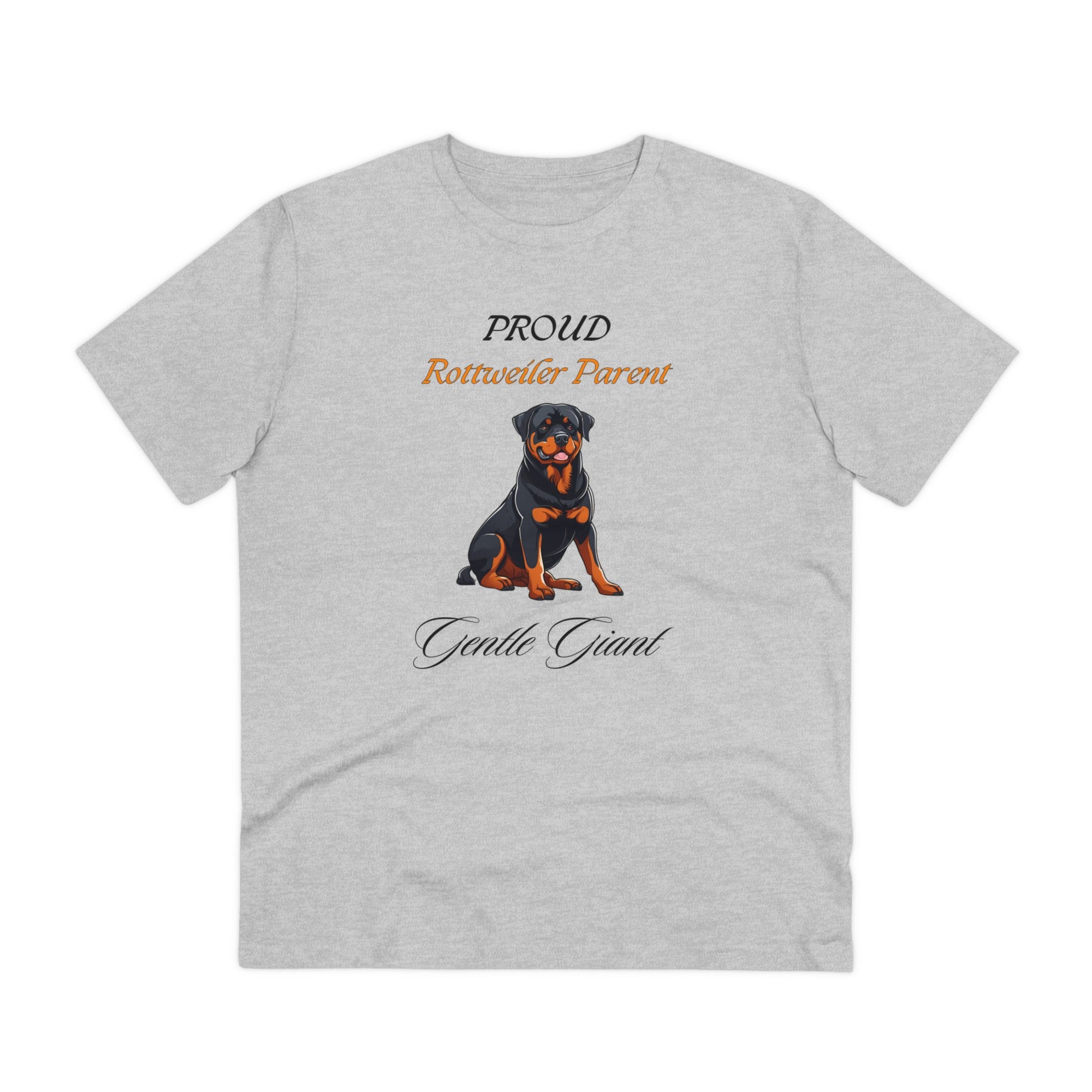 PROUD ROTTWEILER PARENT "Gentle Giant" Organic T-shirt - Unisex - Sniff Waggle And Walk