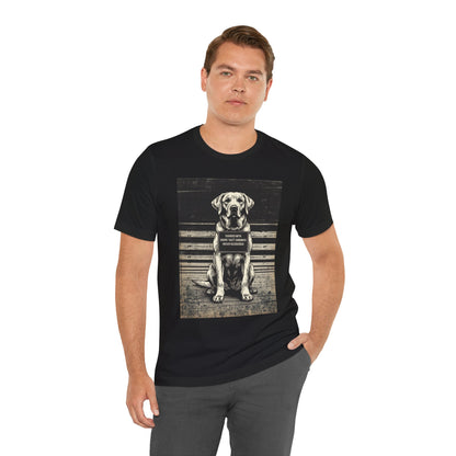 Black Heather colourway of the Labrador True Crime Night Shift t-shirt