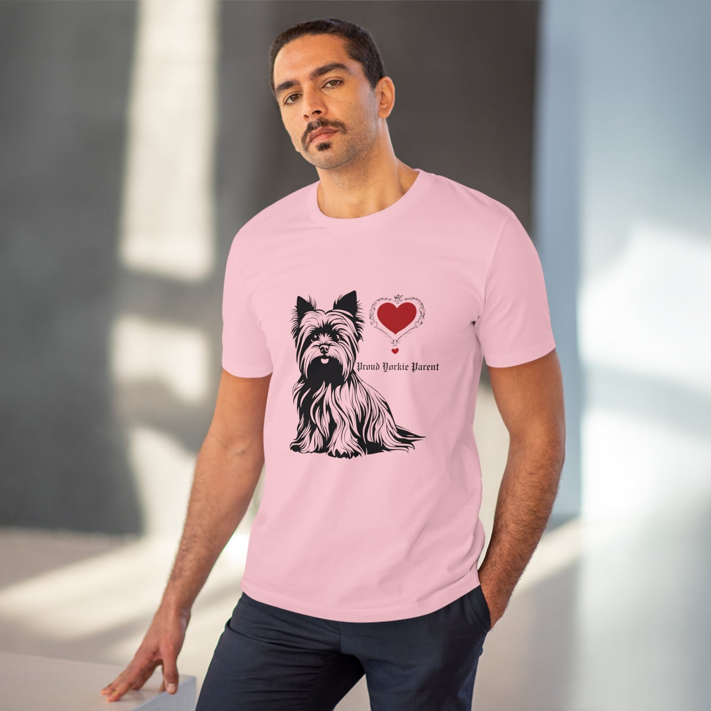 "PROUD YORKIE PARENT" Organic Creator T-shirt - Unisex Sniffwaggleandwalk™ - Sniff Waggle And Walk