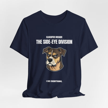 Grumpy Boxer Dog T‑Shirt — Cute Cartoon Pet Portrait Tee