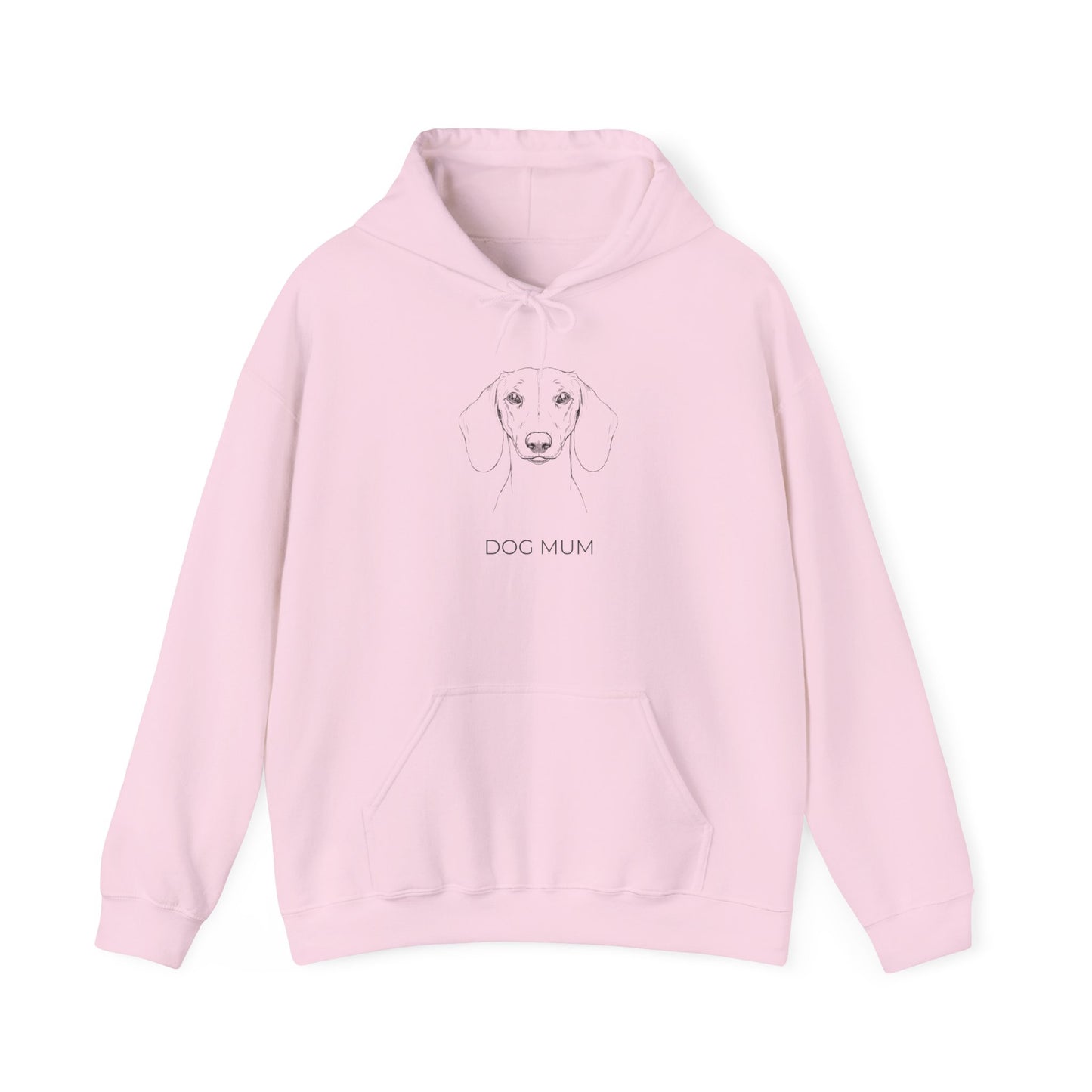 Dachshund Dog Mum hoodie in sport grey