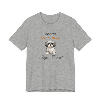 Proud Shih Tzu Parent Athletic Heather t-shirt front