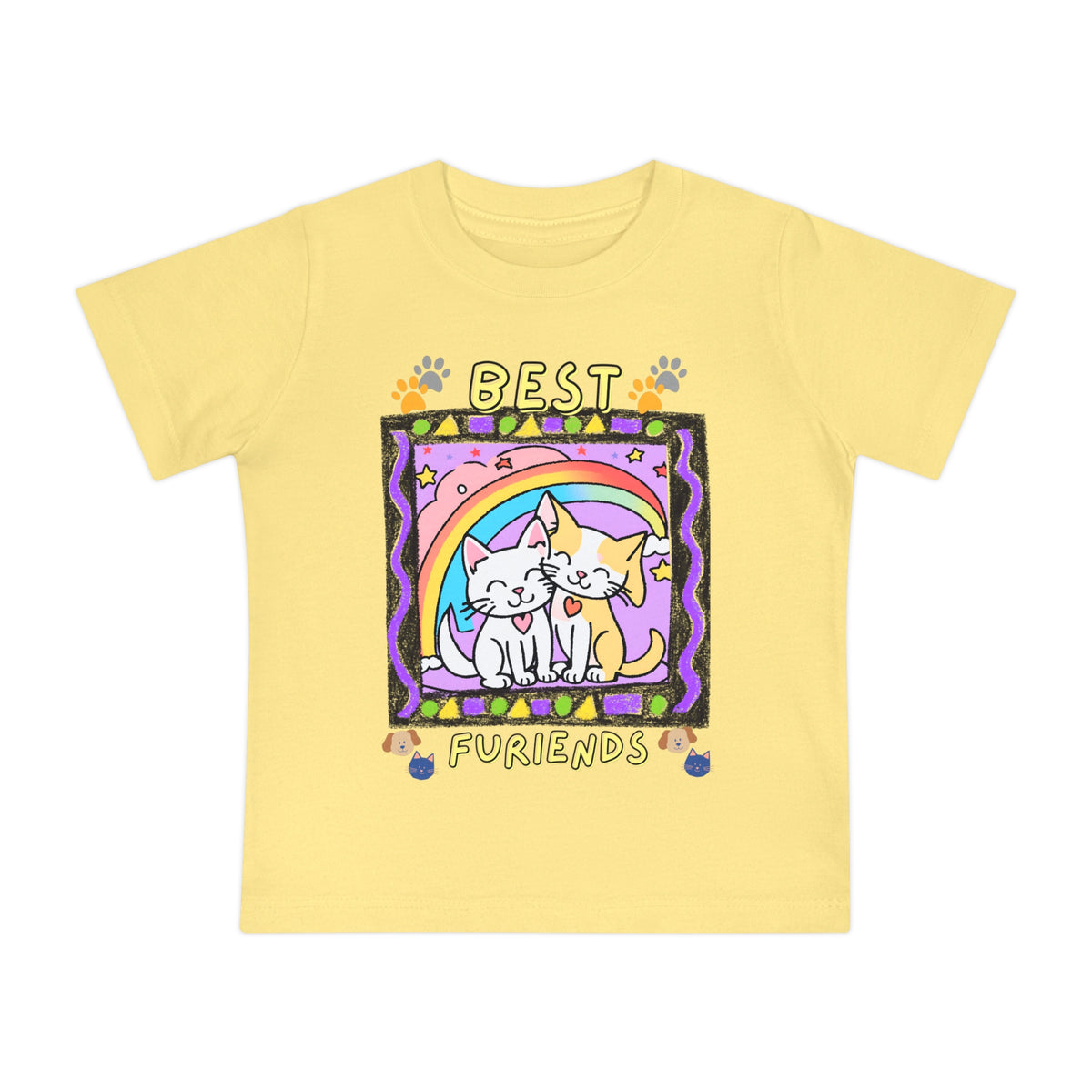 Best Furiends Baby T-Shirt — SniffWaggleNWalk™ Baby