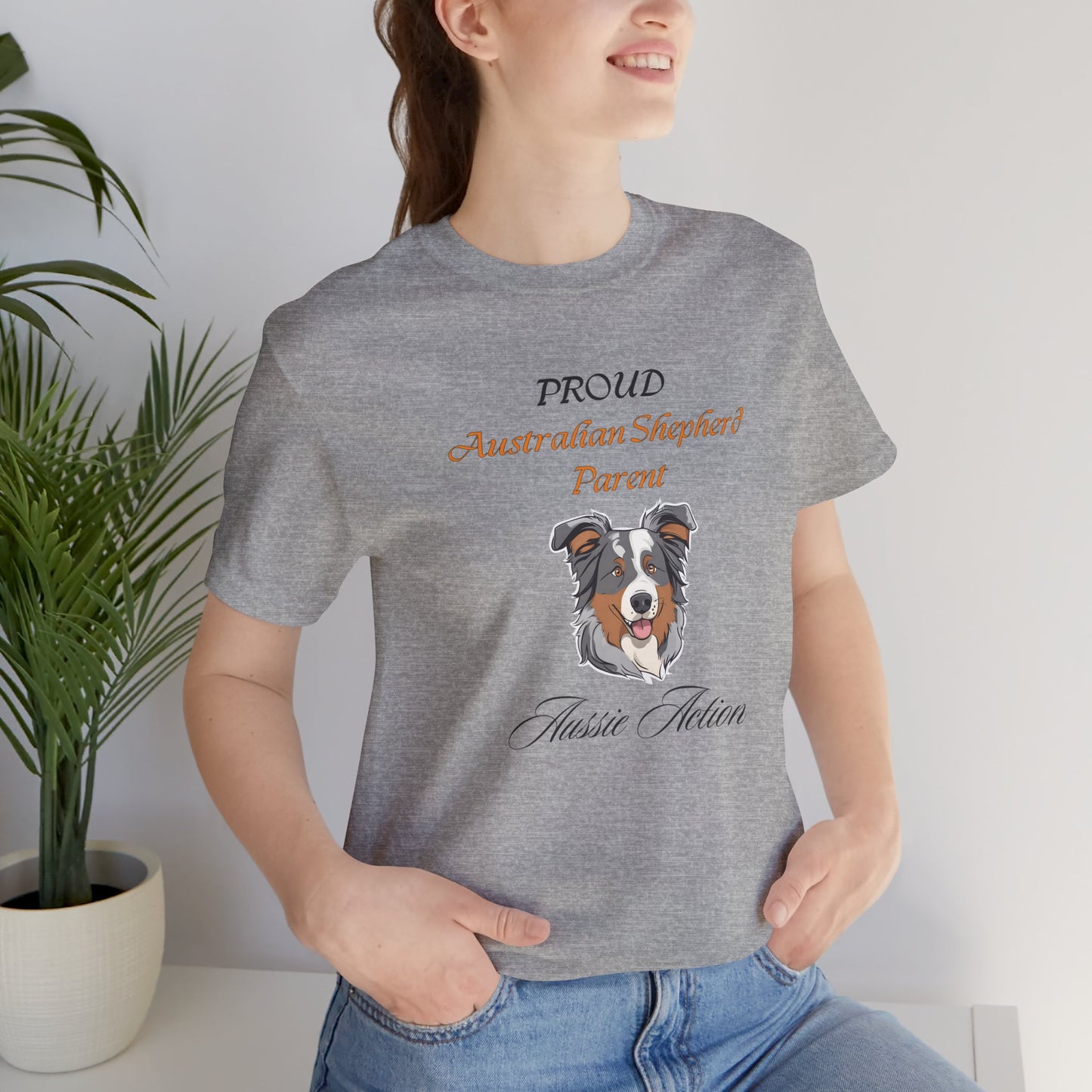 Proud Australian Shepherd Parent t-shirt, Aussie lover gift idea