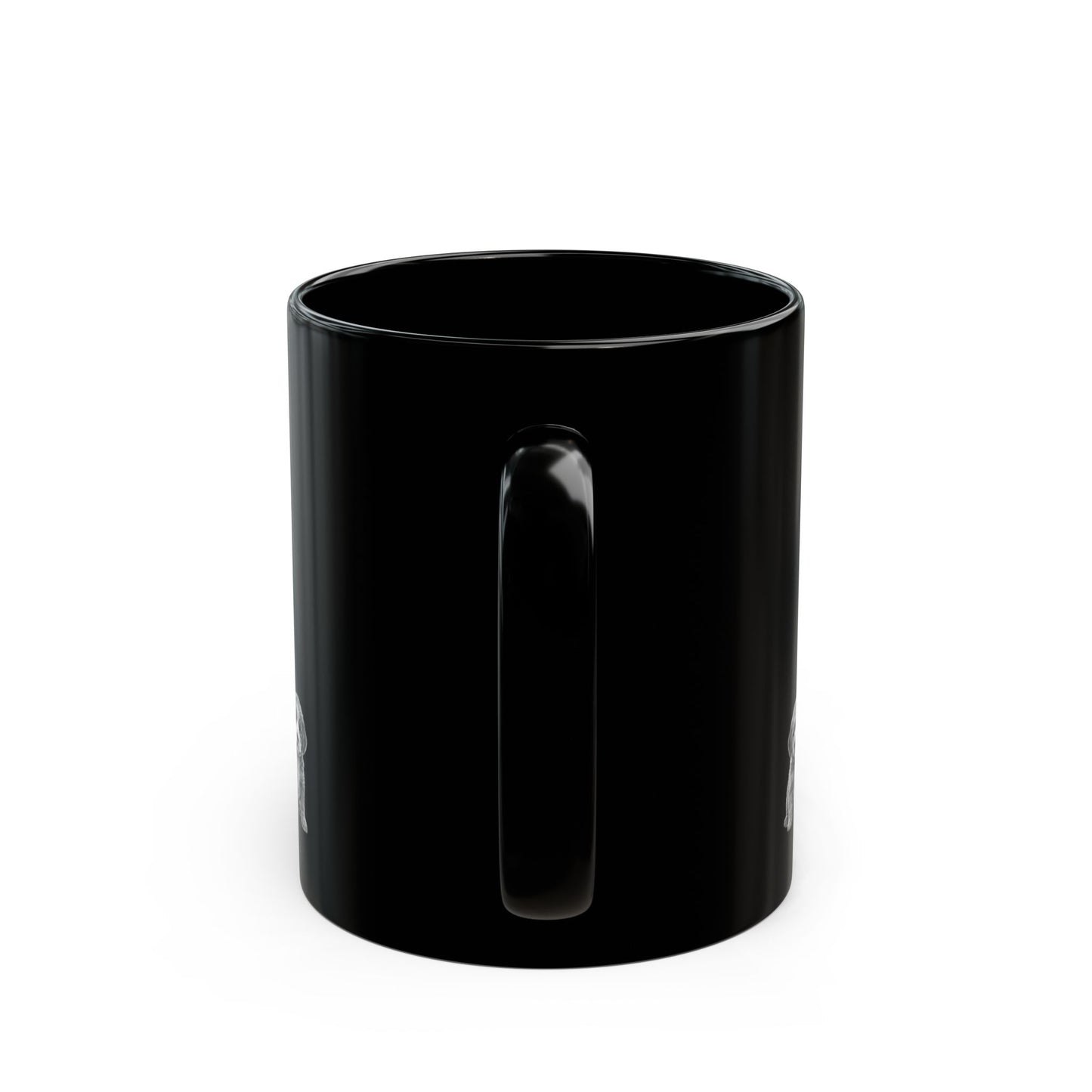 cockapoo Puppy Lineup Black Ceramic Mug — Cute Dog Coffee Tea Cup (11oz & 15oz)