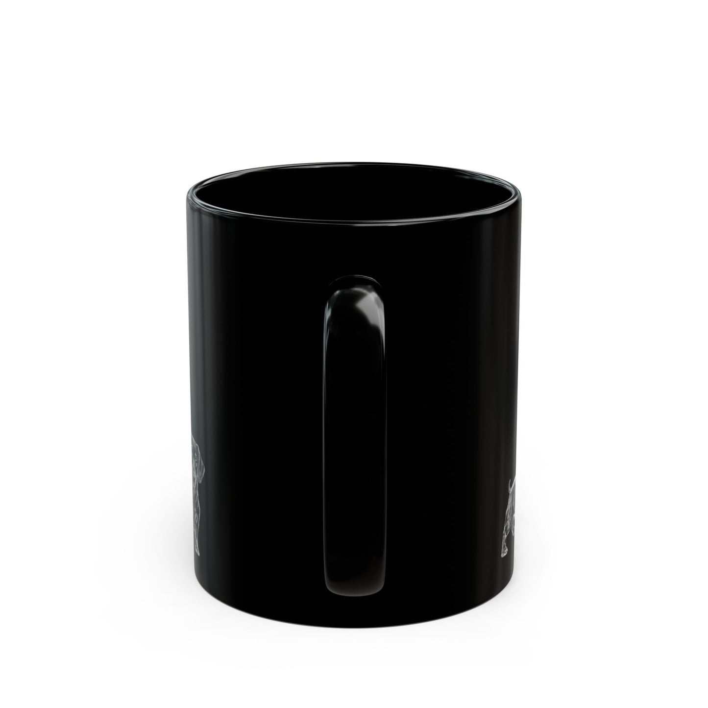 Dachshund  Black Coffee Mug – Cute Wiener Dog Line Art (11oz & 15oz)