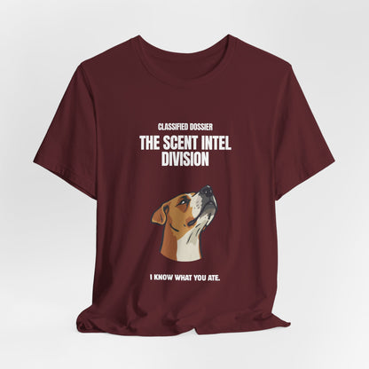 The Scent Intel Division Tee – Funny Dog Sniffer Shirt