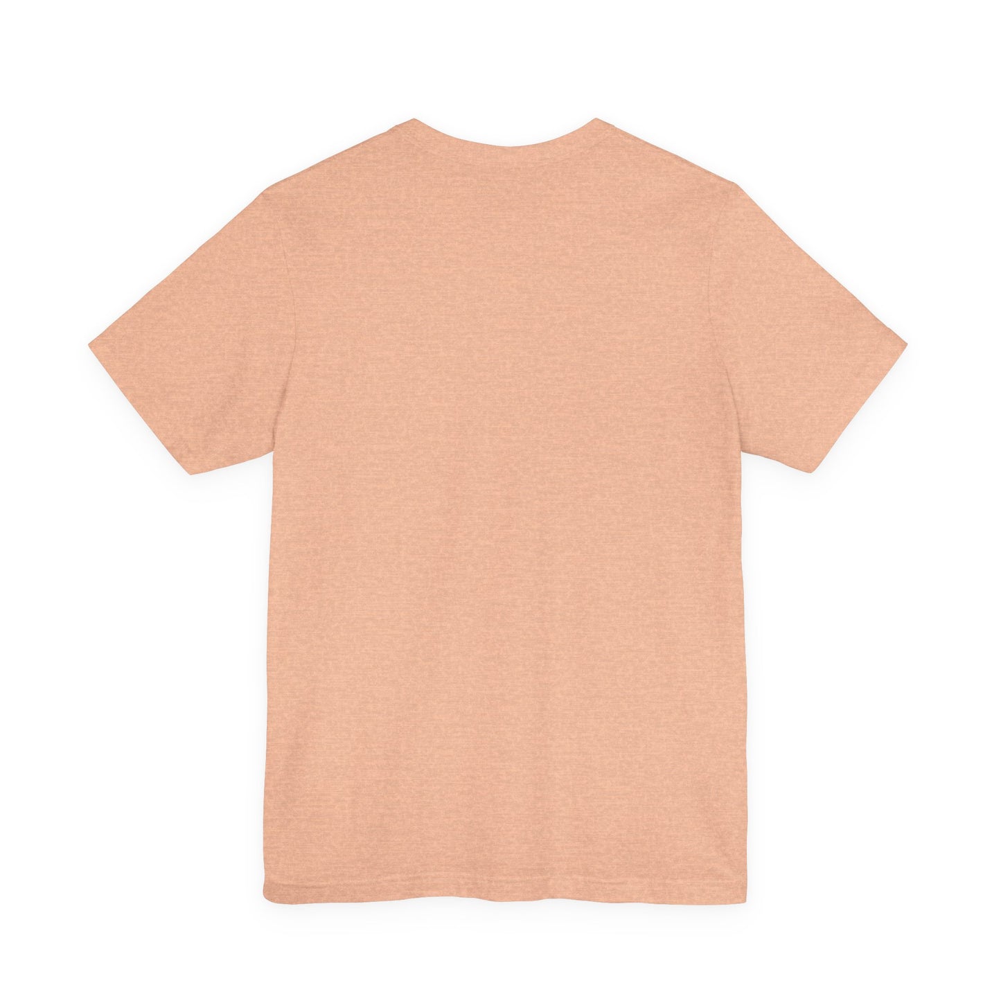 Cocker Spaniel Mum t-shirt in Heather Peach, flat lay back view