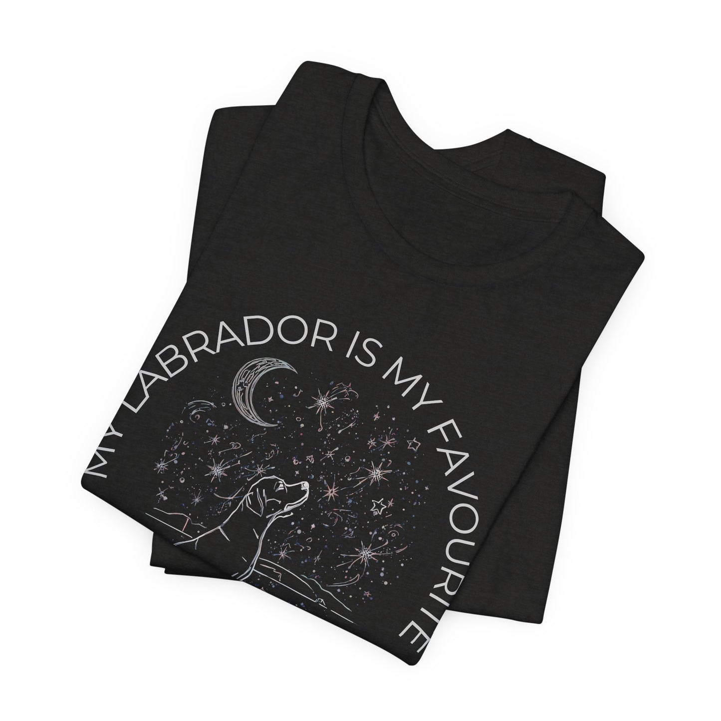 Labrador Cosmic Companion T-Shirt – “My Labrador Is My Favourite” Dog Lover Tee