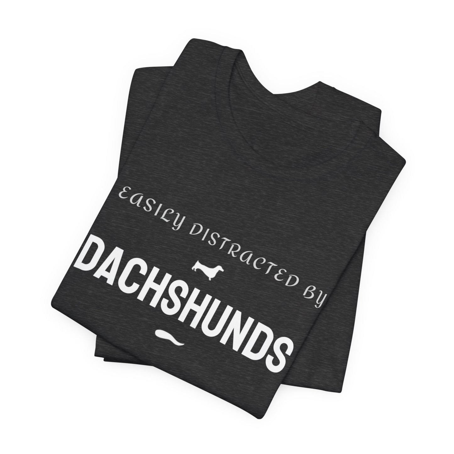 Navy funny dog t-shirt for Dachshund mums and dads