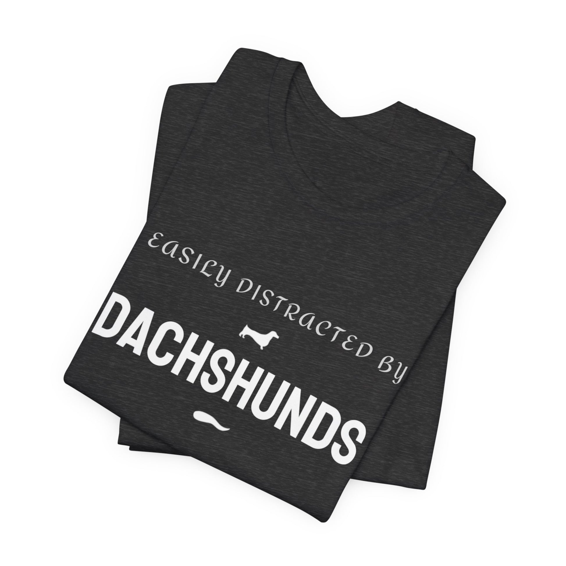 Navy funny dog t-shirt for Dachshund mums and dads