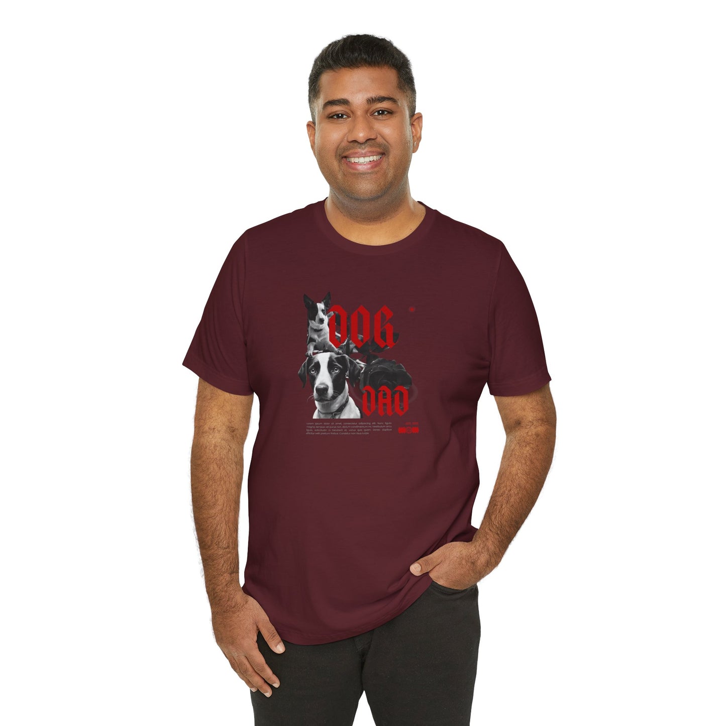 DOG DAD t-shirt, premium graphic tee for proud dog dads