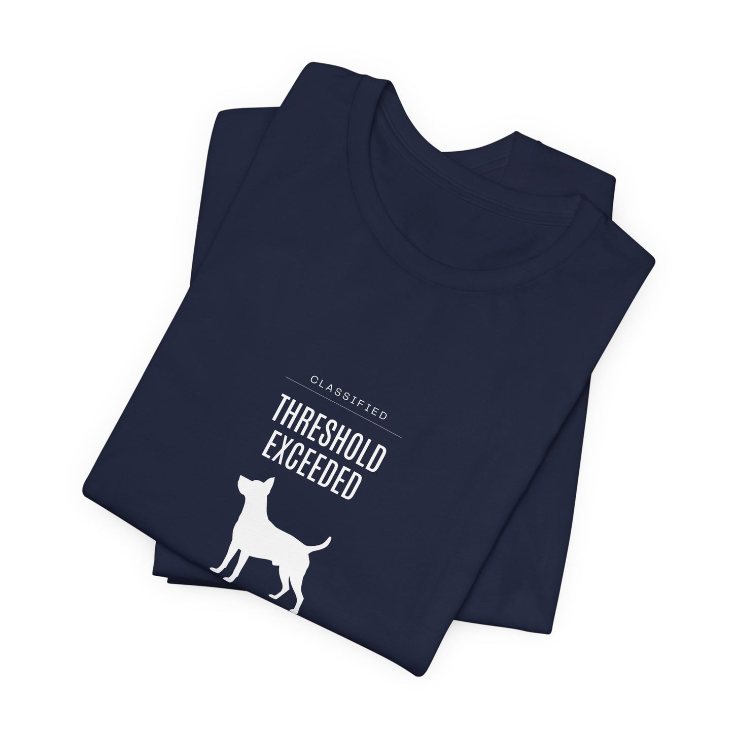 Threshold Exceeded Tee — Cybercore Graphic T‑Shirt
