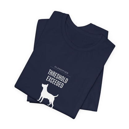 Threshold Exceeded Tee — Cybercore Graphic T‑Shirt