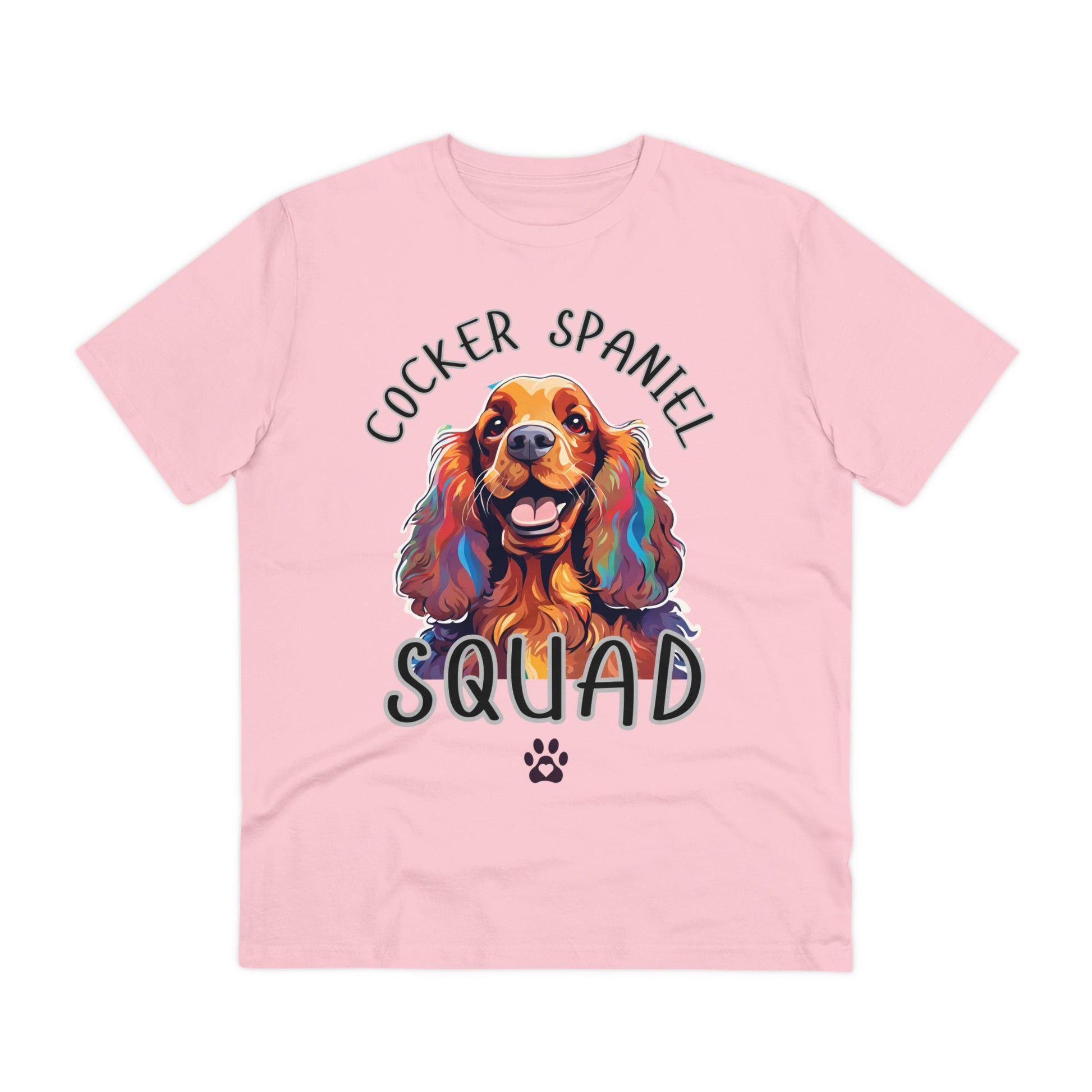 "COCKER SPANIEL SQUAD" Organic T-shirt - Unisex by SniffWaggleNWalk™ - Sniff Waggle And Walk