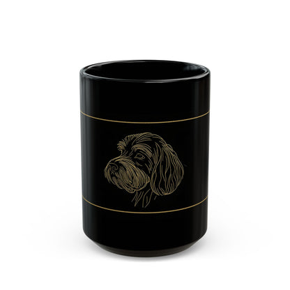 Dog coffee mug front view