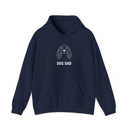 Cocker Spaniel Dog Dad hoodie size and fit detail