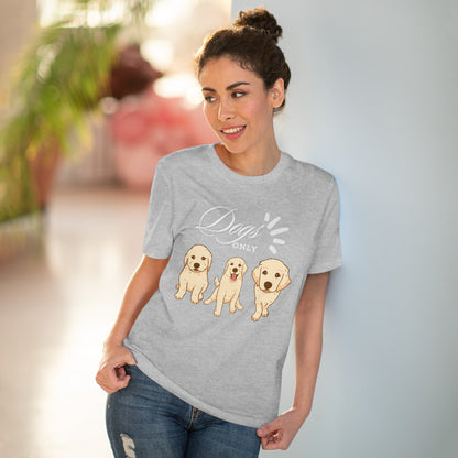 DOGS ONLY Organic T-shirt - Unisex - Sniff Waggle And Walk