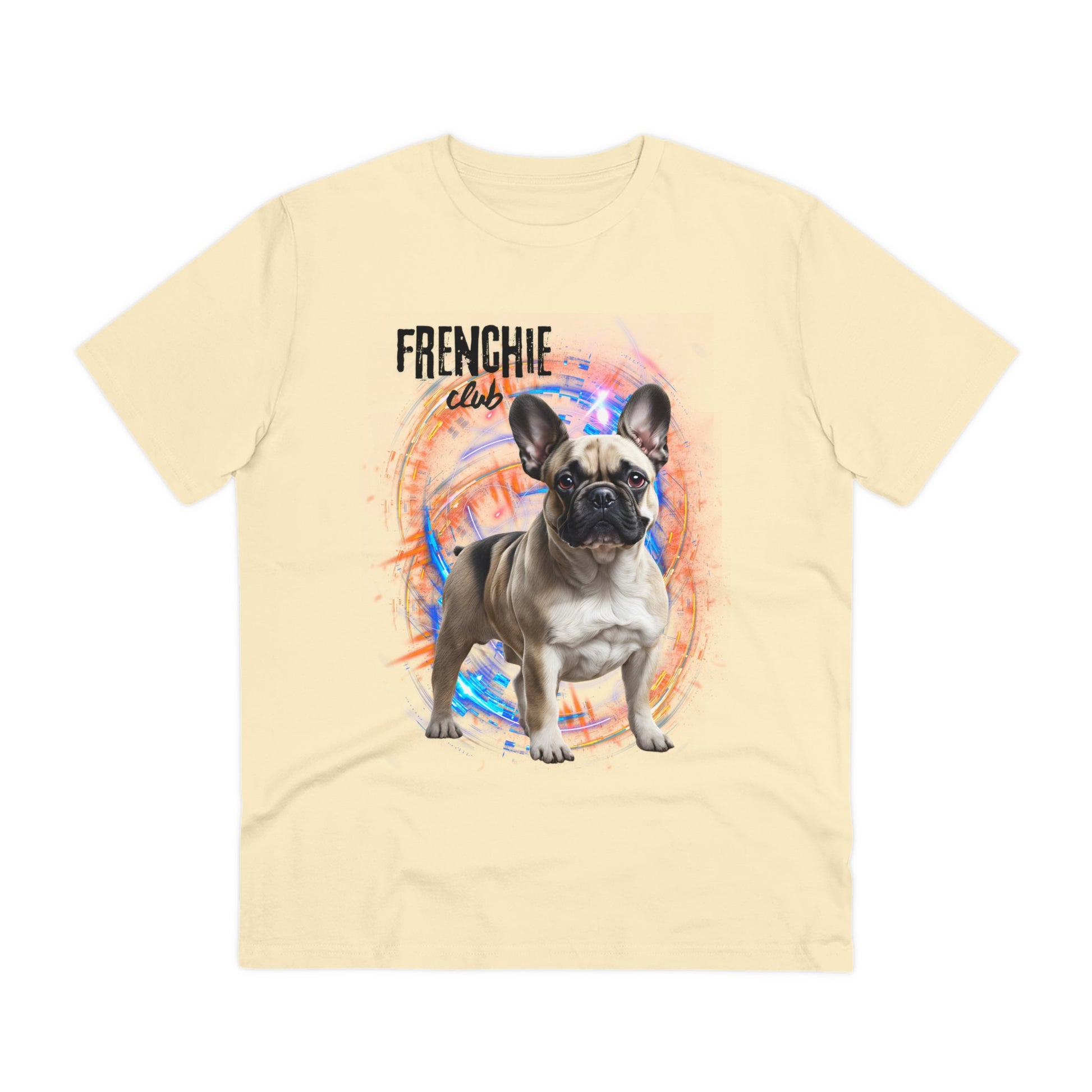 "FRENCHIE CLUB" Organic Creator T-shirt - Unisex by Sniffwaggleandwalk - Sniff Waggle And Walk