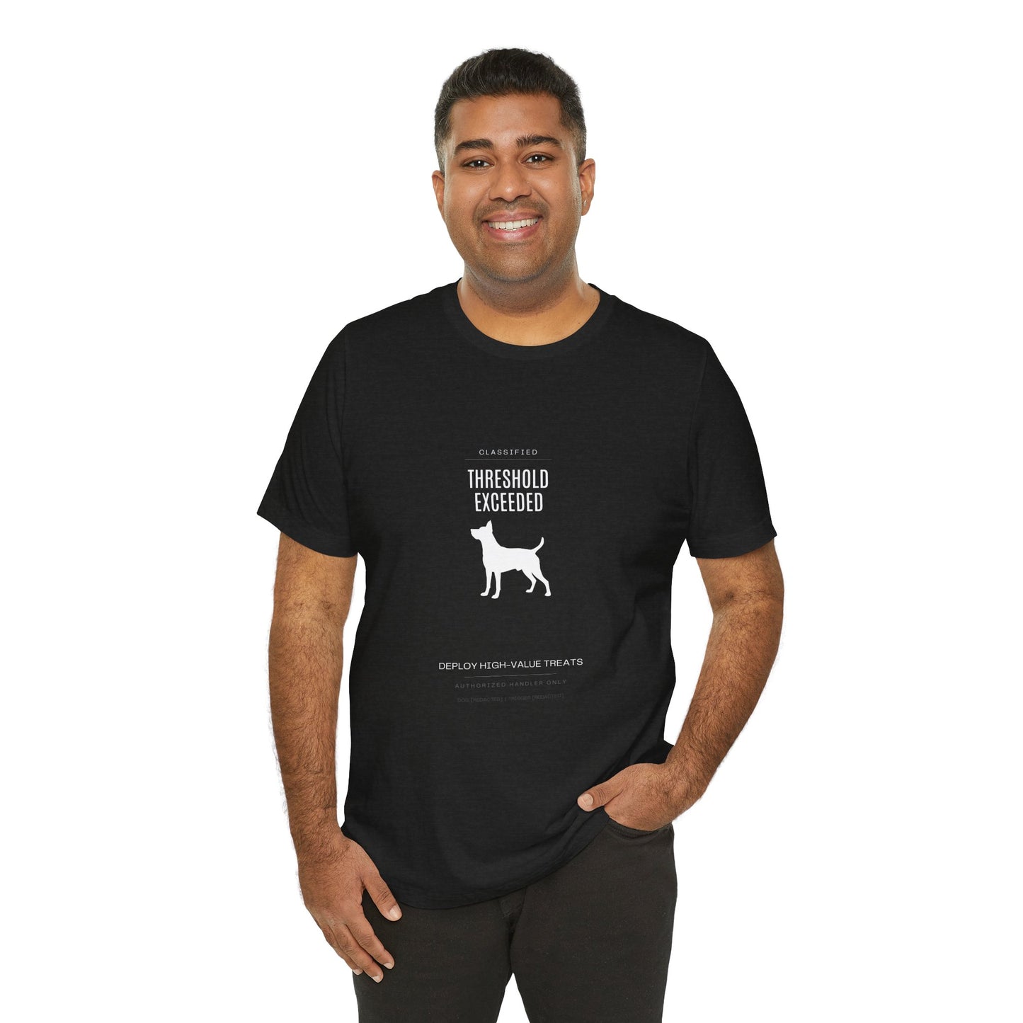 Threshold Exceeded Tee — Cybercore Graphic T‑Shirt