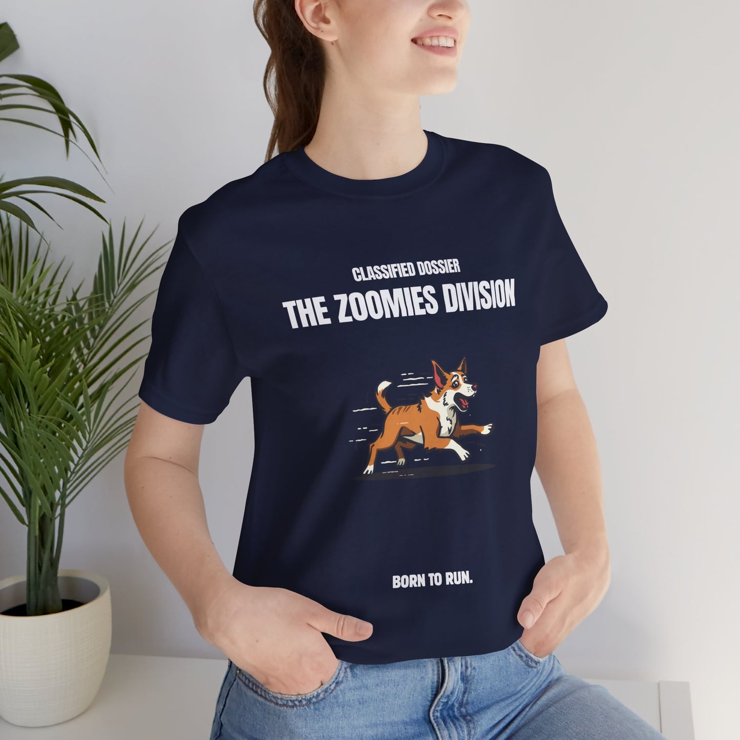 The Zoomies Division Tee — Born to Run  Dog Shirt