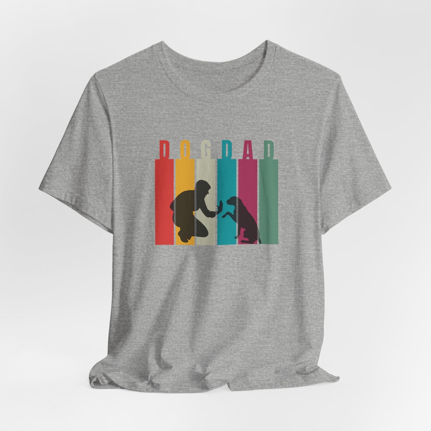 Dog Dad T-Shirt — sustainable cotton tee detail