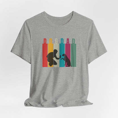 Dog Dad T-Shirt — sustainable cotton tee detail
