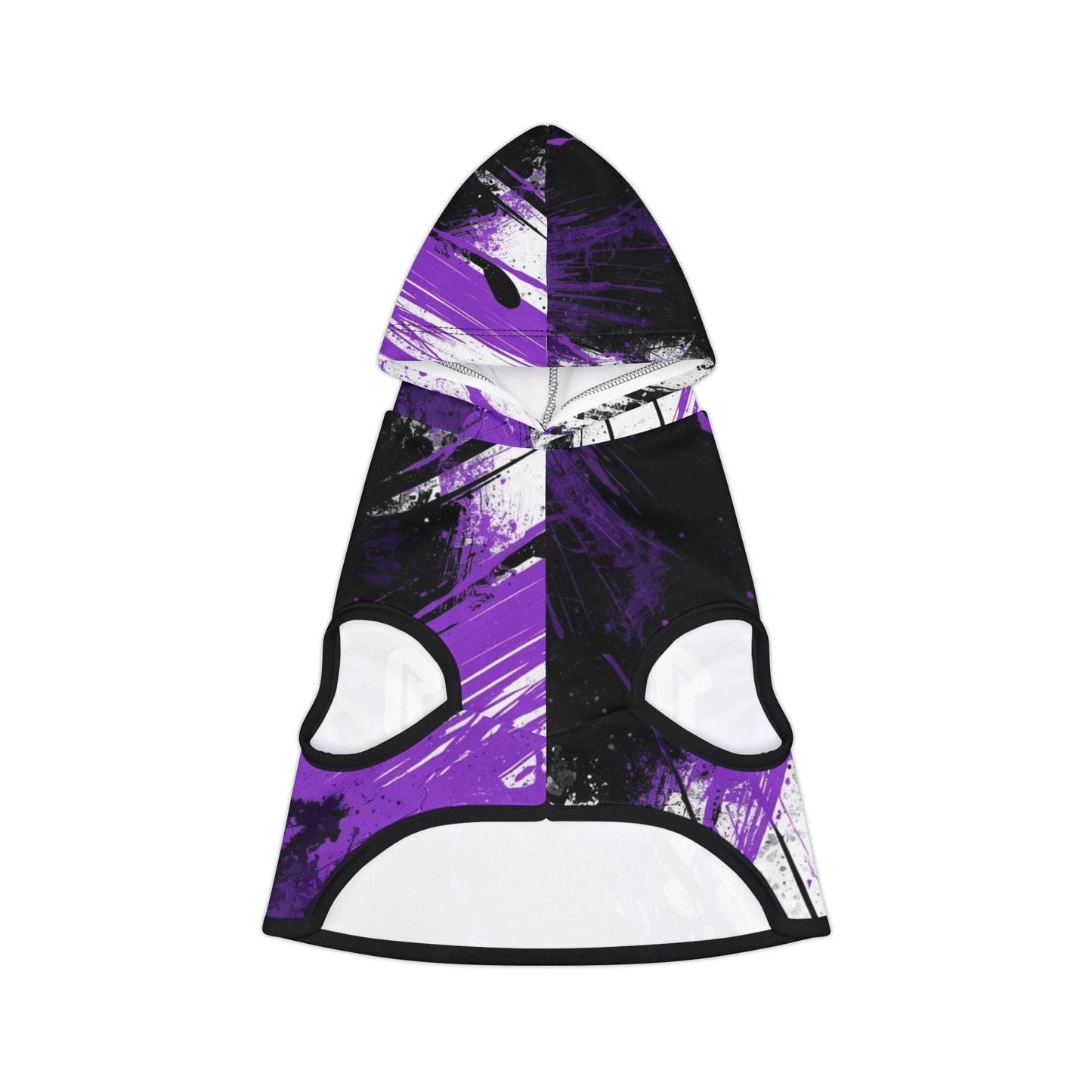 Abstract Purple Splatter Texture Detail