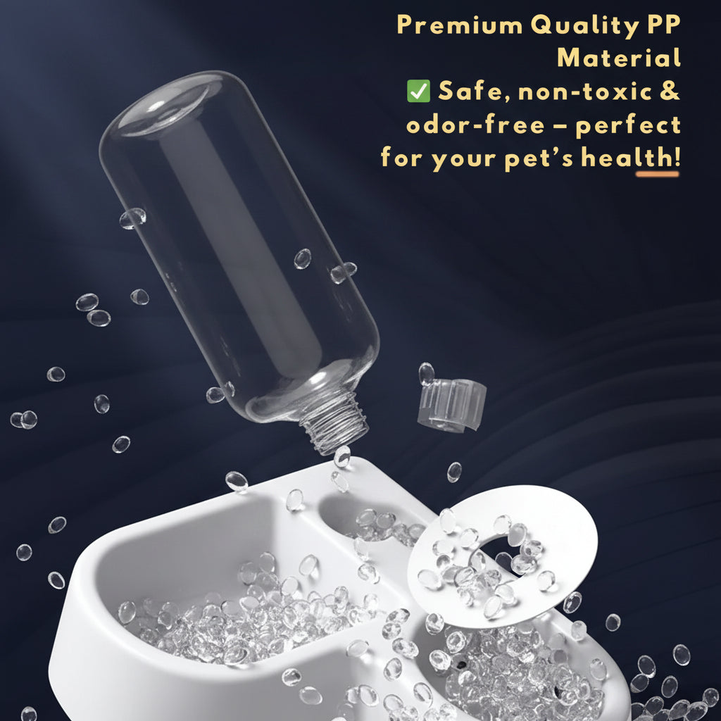 gravity fed pet water bowl system working