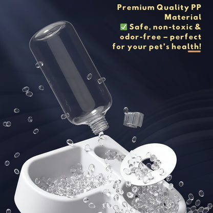 gravity fed pet water bowl system working