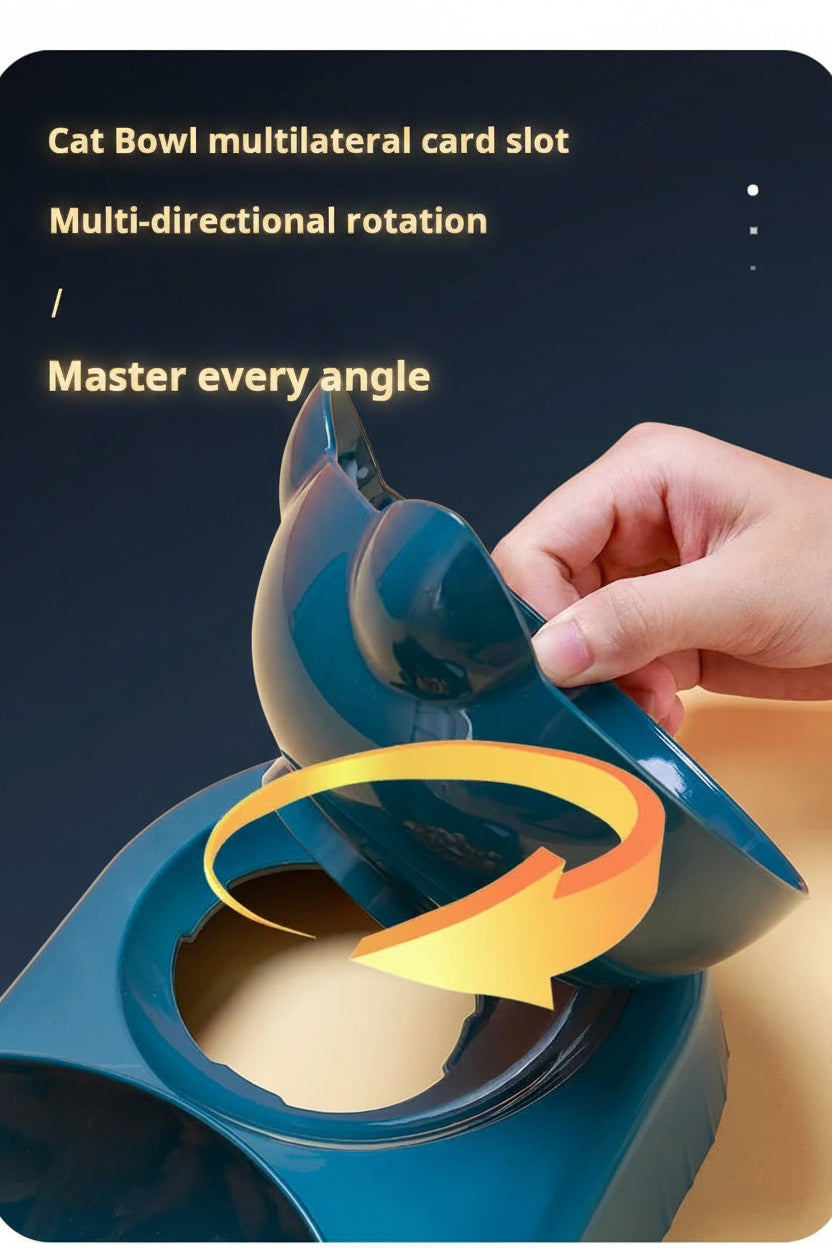 BEST CAT BOWL TILTED