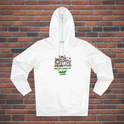 SniffwaggleNwalk™ " Back off You Bunch of Dog Lovers" Unisex Cruiser Hoodie - Sniff Waggle And Walk