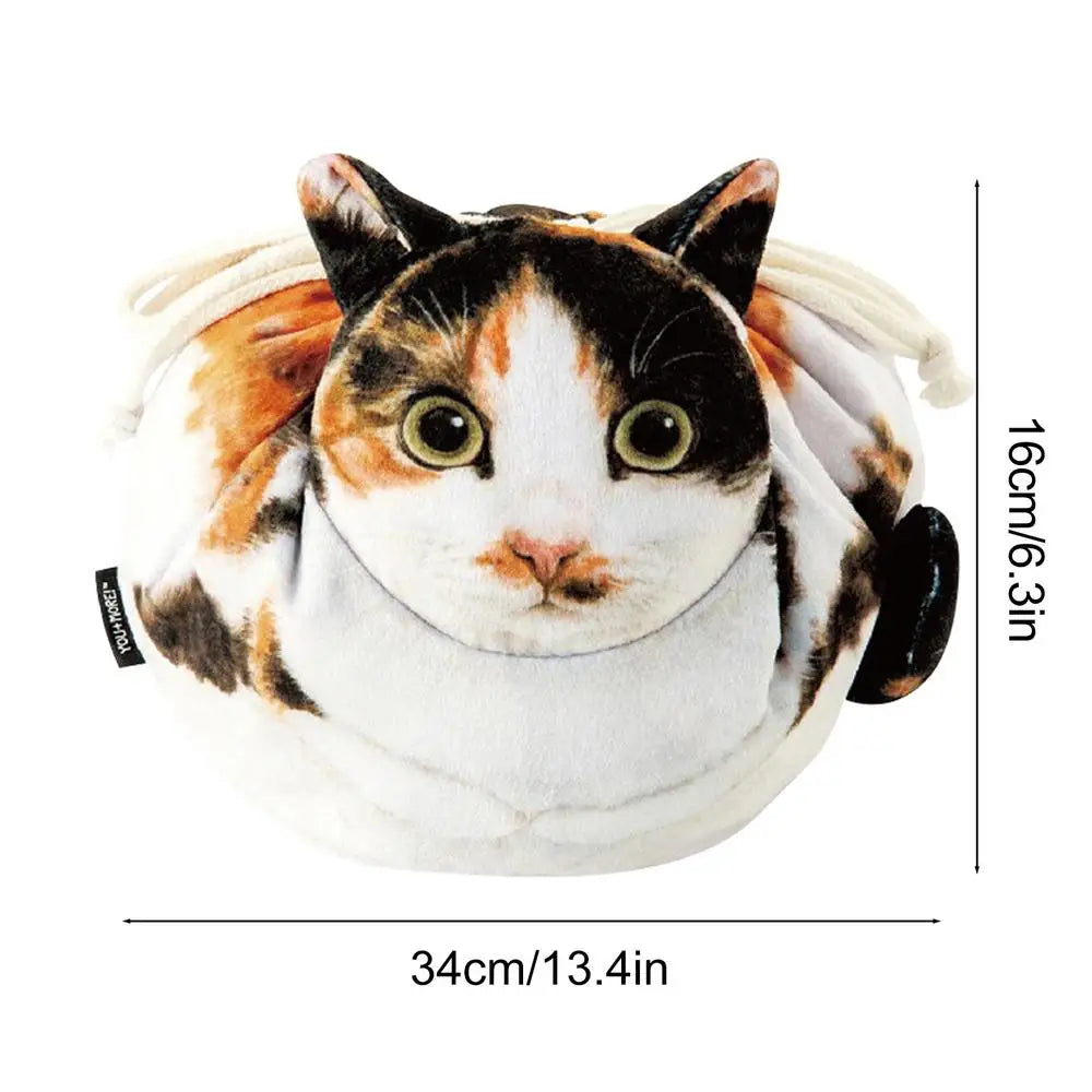 Calico cat bag accessories size guide