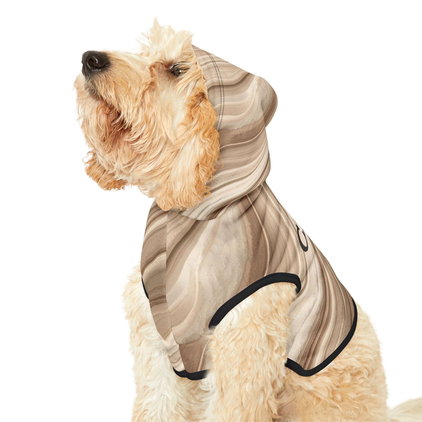 Soft lightweight fabric texture of CALM pet hoodie