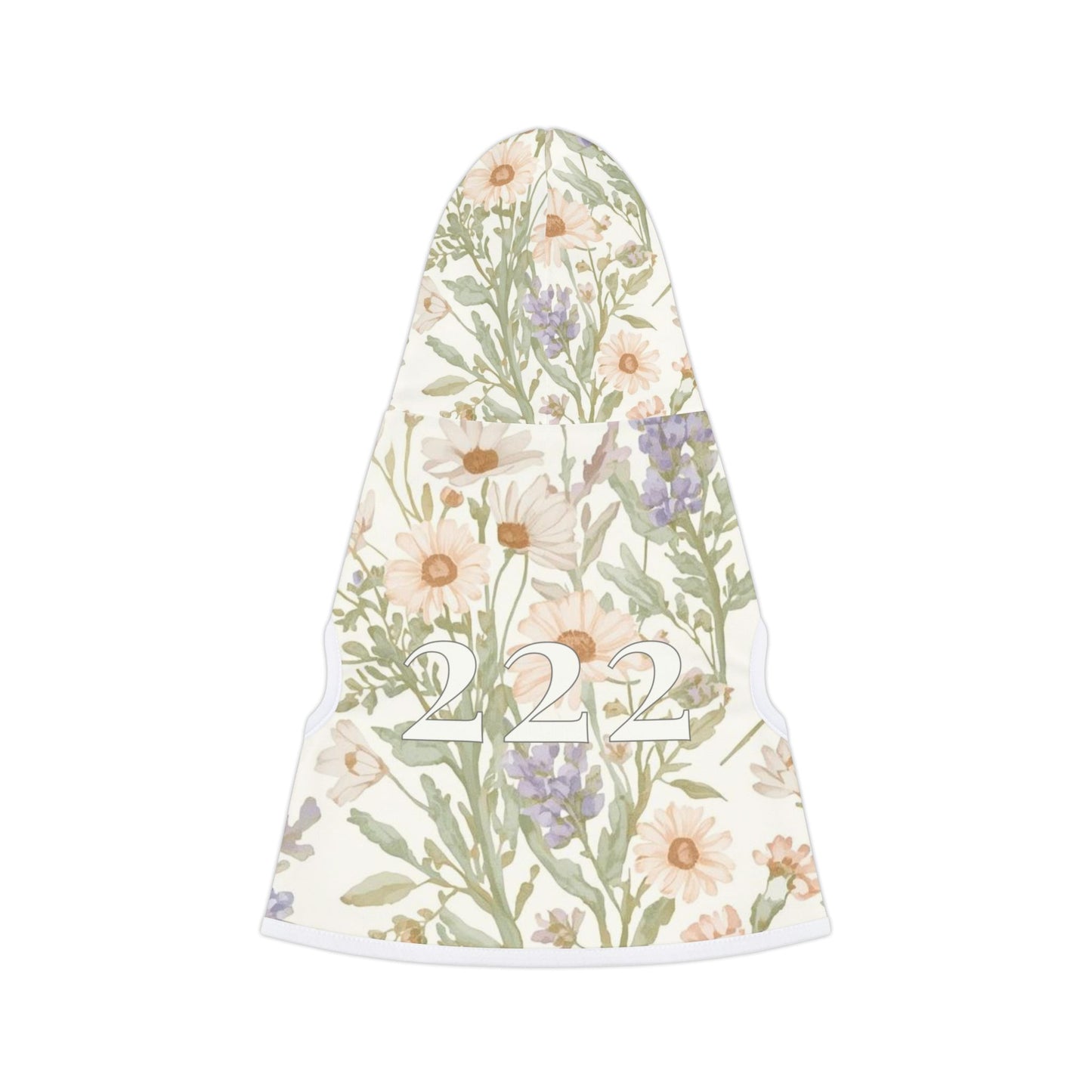 Floral Meadow 222 Hoodie – Fabric Texture