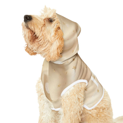 11:11 angel number gold marble dog hoodie