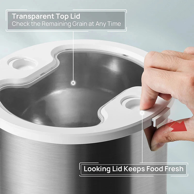 Smart feeder with dual bowls for feeding two cats or dogs