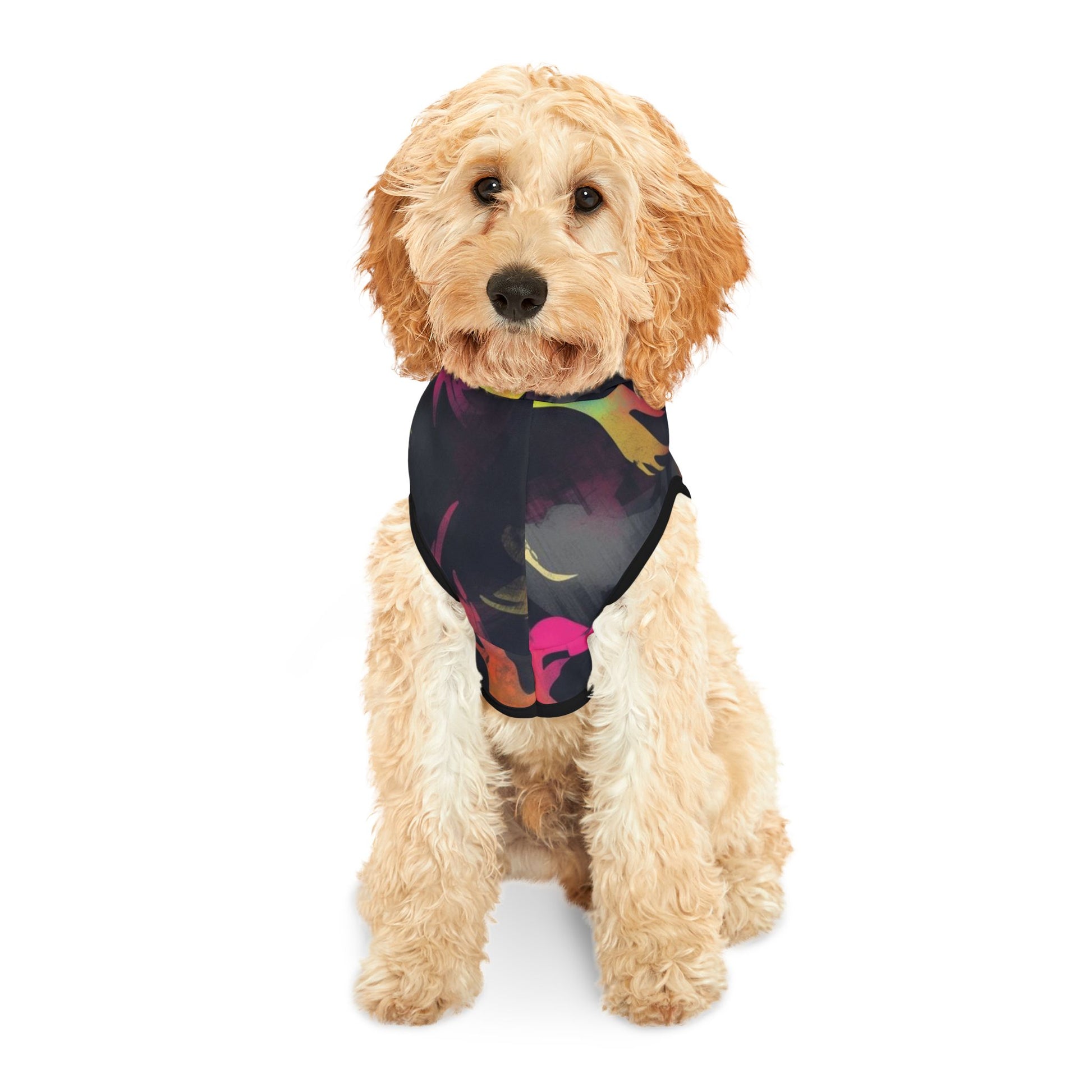 soft fleece lining inside forge premium dog hoodie