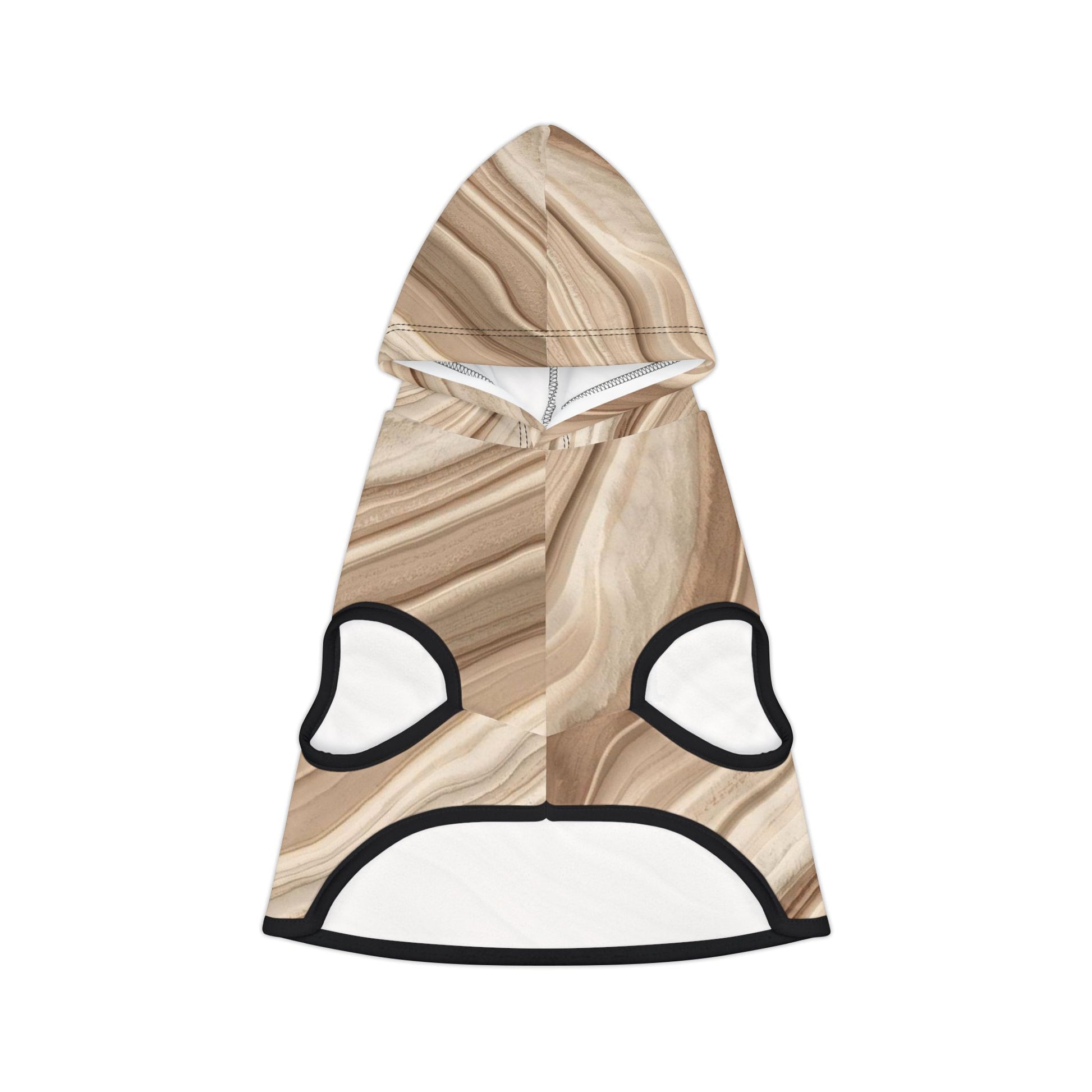 Back view showing relaxed fit of REST pet hoodie