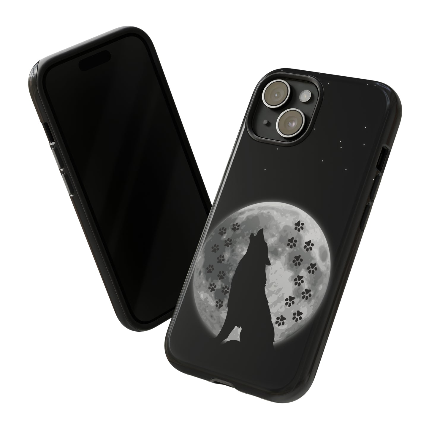 Sniffwagglendwalk™ Multi Dog Design Tough Phone CaseS. MOON - Sniff Waggle And Walk