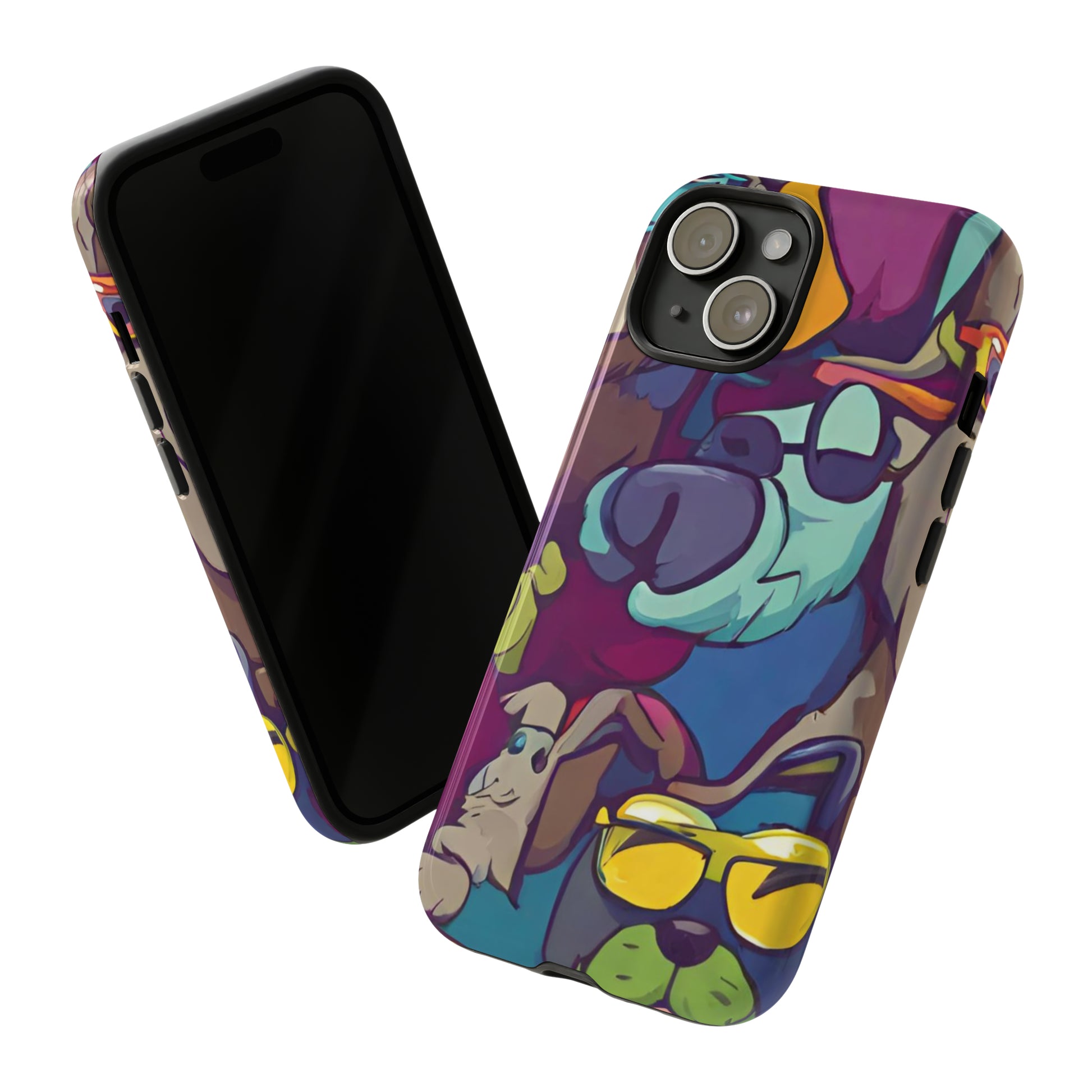 Sniffwagglenwalk™ Tough phone Cases. Colourful. - Sniff Waggle And Walk