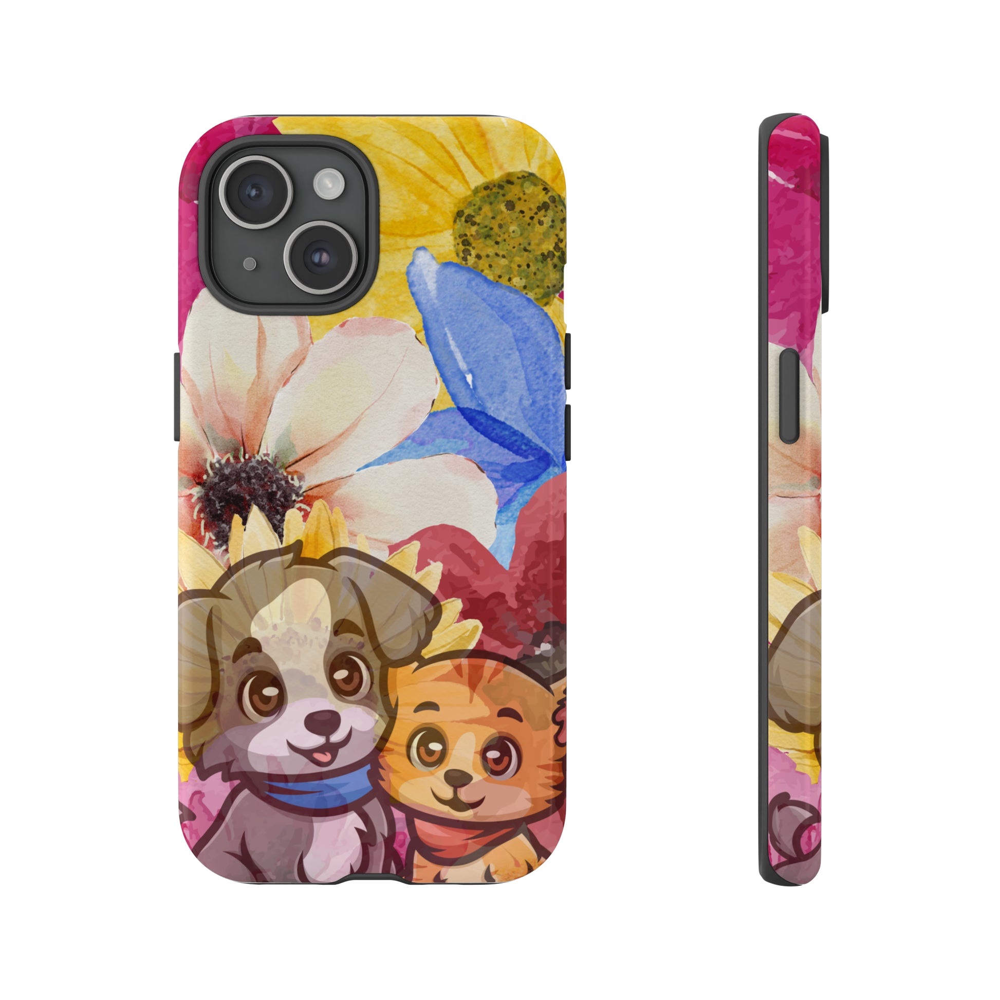 Sniffwagglendwalk™ Dog and cat Design Tough Phone Cases. - Sniff Waggle And Walk