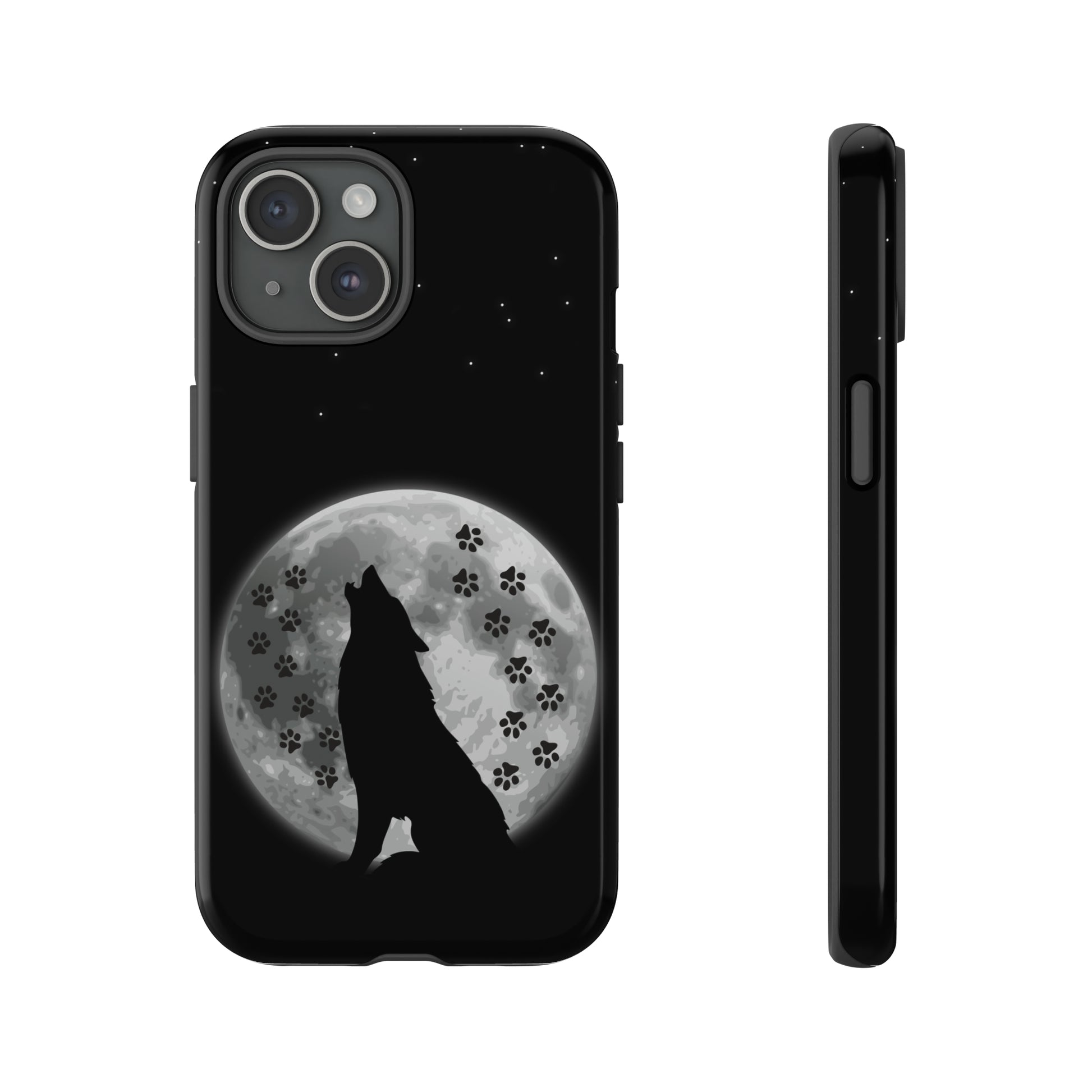 Sniffwagglendwalk™ Multi Dog Design Tough Phone CaseS. MOON - Sniff Waggle And Walk